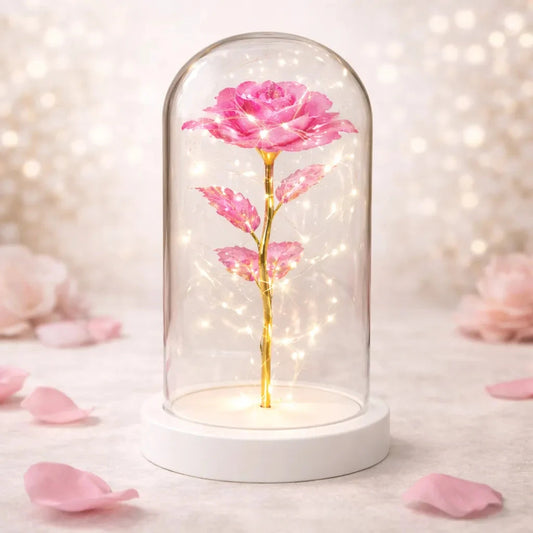 Sparkly Enchanted Rose gift null Pink